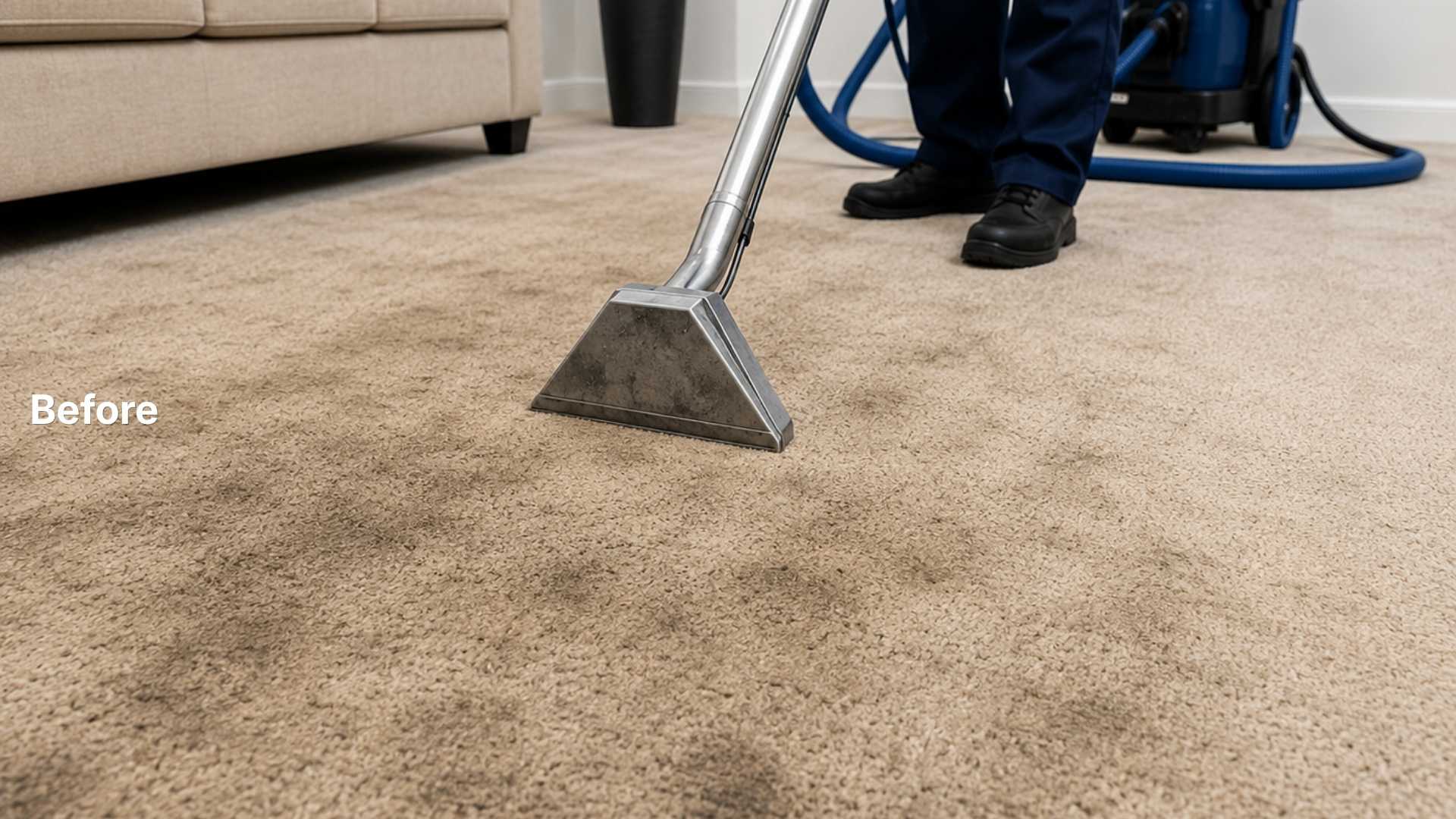 Carpet Cleaning before