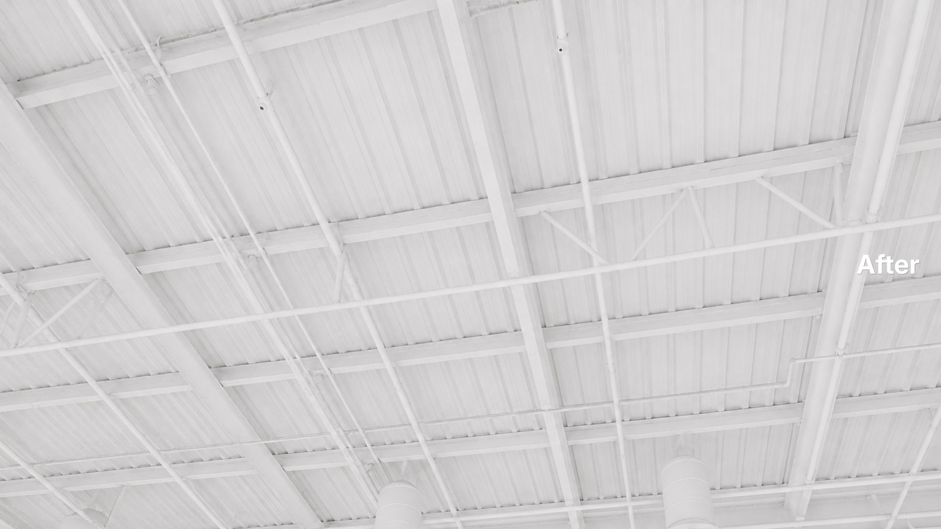 Open Ceiling Cleaning after