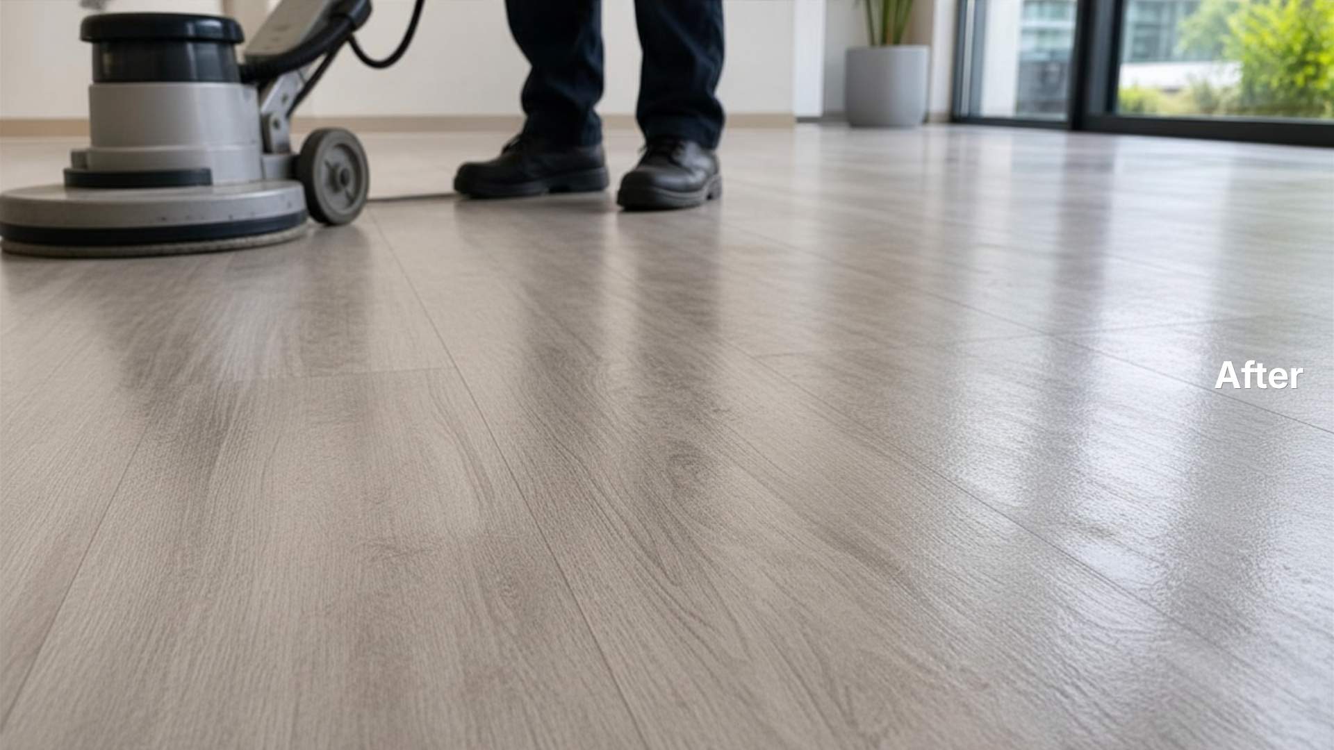Vinyl Floor Cleaning After